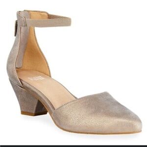 Eileen Fisher Shimmering Taupe Heels